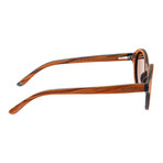 Maho Sunglasses (Silver + Walnut Frame // Black Lens)