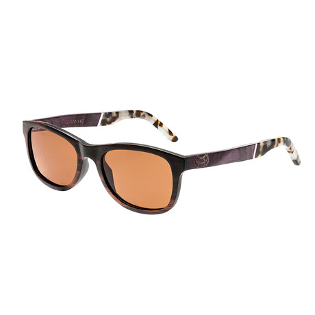 El Nido Sunglasses (Ebony + Maple Frame // Brown Lens)