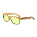 Men's Maya Sunglasses // Brown Frame + Yellow Lens