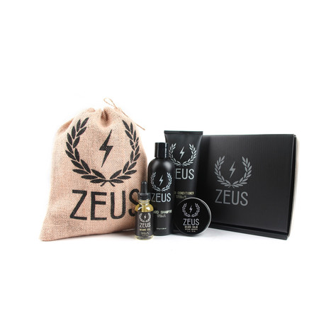 Zeus Everyday Beard Styling Set (Verbena Lime)