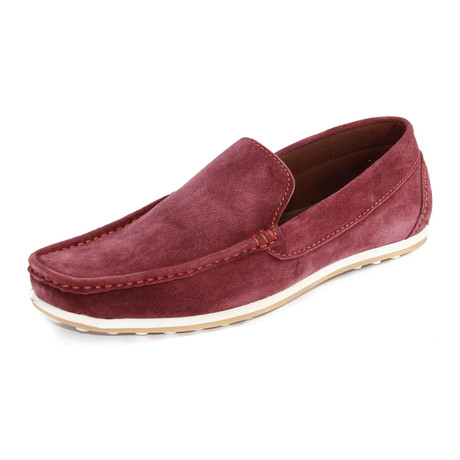 Paver Suede Moccasin // Maroon (UK: 7)