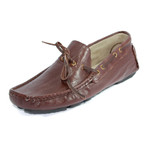 Monza Leather Driver // Brown (UK: 9)