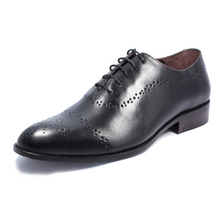 Sapphire Perforated Oxford // Black (UK: 7)