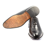 Sapphire Perforated Oxford // Black (UK: 10)