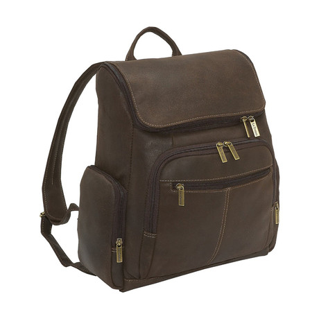 Distressed Streamline Backpack (Café)