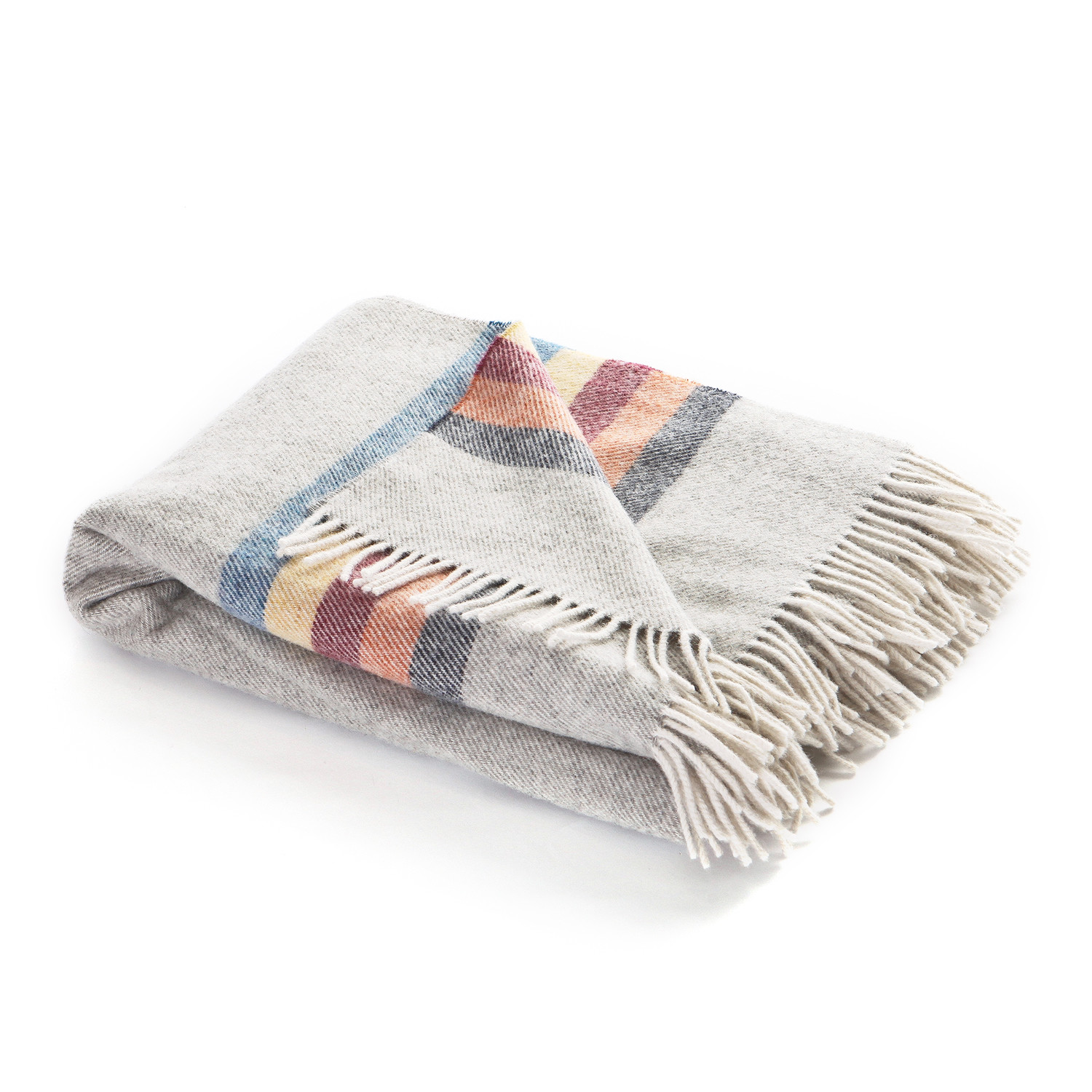 Lamb's Wool Throw // MultiStripe Simply Birch Touch of Modern