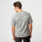 Alanic // Black Blob Half-Sleeve T-Shirt // Grey (S)
