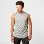 Comfy Crew Neck Tank // Greyish White (L)