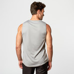 Comfy Crew Neck Tank // Greyish White (XL)