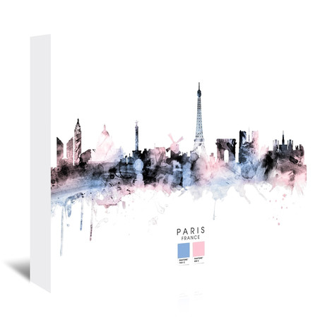 Skyline Paris (16"W x 20"H x 1.5"D)