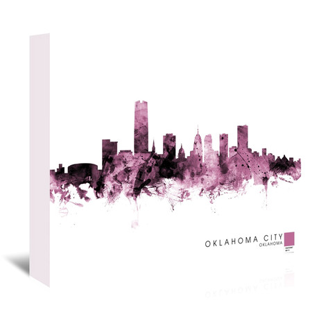 Oklahoma City (16"W x 20"H x 1.5"D)