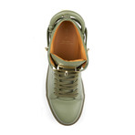Buscemi // High Top Sneaker // Olive (Euro: 39)