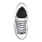 Balenciaga // High Top Sneaker // White + Grey (Euro: 39)