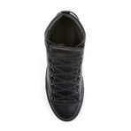 Balenciaga // High Top Lizard Texture Sneaker // Black (Euro: 42)