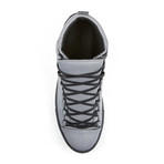 Balenciaga // High Top Lizard Texture Sneaker // Grey (Euro: 39)