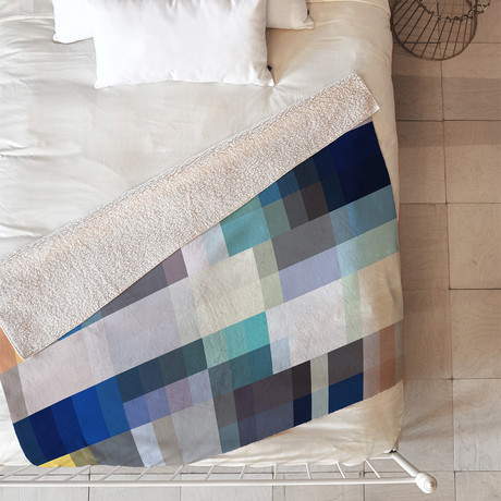 Nordic Combination 30 // Fleece Throw Blanket (Medium)