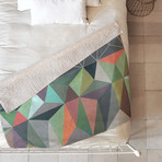 Nordic Combination 31 X // Fleece Throw Blanket (Medium)