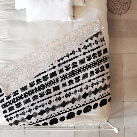 Geometry 5 // Fleece Throw Blanket (Medium)