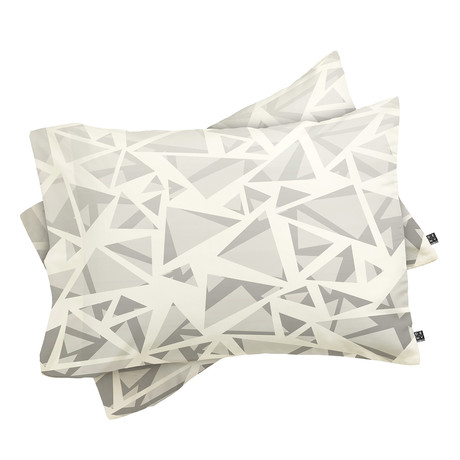 Triangles I // Pillow Case // Set of 2