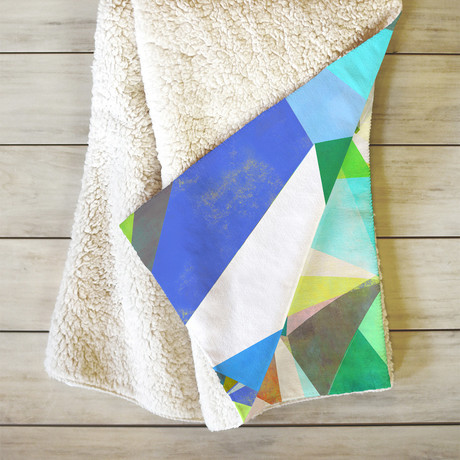 Colorflash 5 X // Fleece Throw Blanket (Medium)