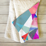 Colorflash 5 XY // Fleece Throw Blanket (Medium)