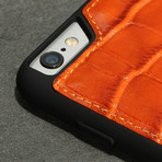 Crocodile Phone Case // iPhone 6/6S (Orange)