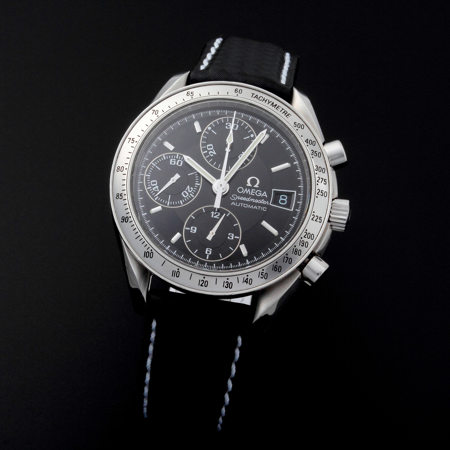 Omega Speedmaster Date Chronograph Automatic // 35358 // c.1990's ...