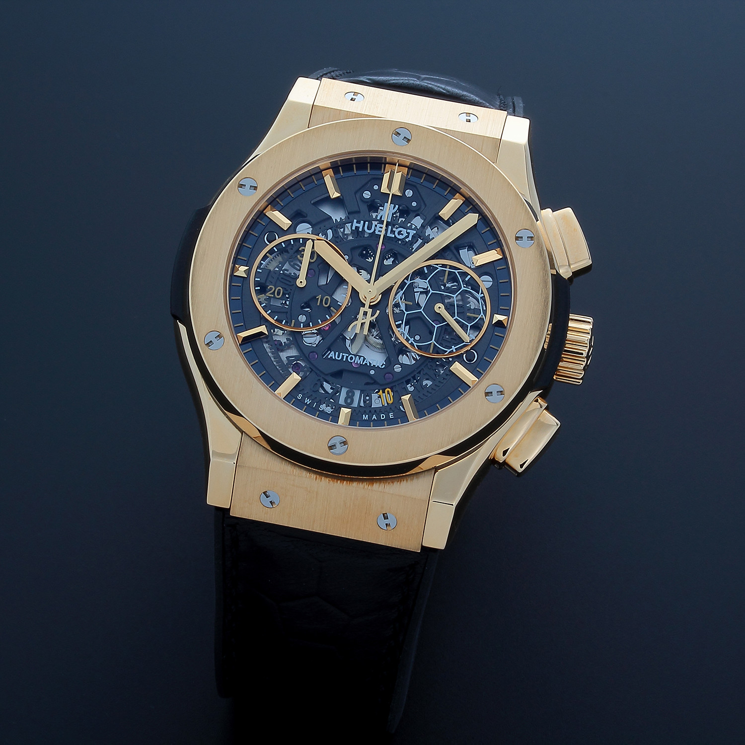 Hublot Pele Chronograph Automatic // Limited Edition // 5250X // c.2010 ...