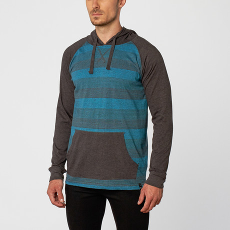 Raglan Sleeve Knit Hoody // Turquoise (S)