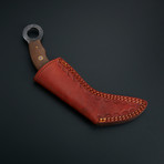 Damascus Karambit Knife + Pouch // KBT-20