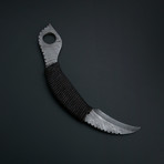 Damascus Karambit Knife + Pouch // KBT-16