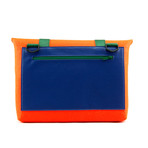 Peter Messenger // Felt + Nylon (Sweet Tangerine + Navy Blue)