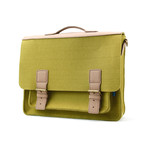 Kendrick Briefcase (Olive Green + Teak)