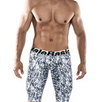 Athletic Camo Boxer Brief // Snow (M)