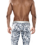 Athletic Camo Boxer Brief // Snow (S)