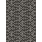 Washable Rug + Nonslip Pad // Diamond Black (5' x 7')