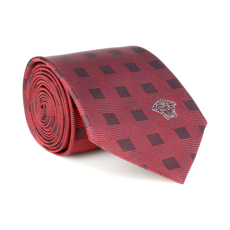 Nyke Silk Tie // Red + Bordeaux