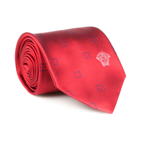 Theron Silk Tie // Red