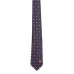 Diamond Silk Tie // Blue