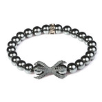 Hematite Bracelet // Claws