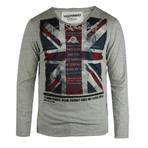 Union Jack Tee // Grey (S)