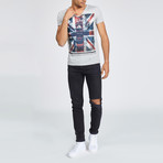 Union Jack Tee // White (S)