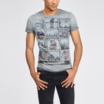 Miami Beach Memories Tee // Dark Grey (S)