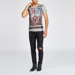 United Skulls Tee // Light Grey (S)