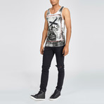 Two Guns Muscle Tank // Off White (S)