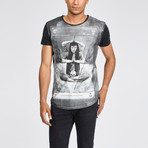 For Your Sins Tee // White + Black (S)