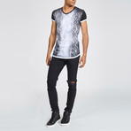 The Mexican Tee // White + Black (S)