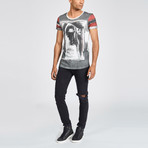 True Prodigy // Bad Girl With Gun Tee // Off White (L)