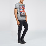 Rock + Roll Unity Tee // Dark Grey (S)