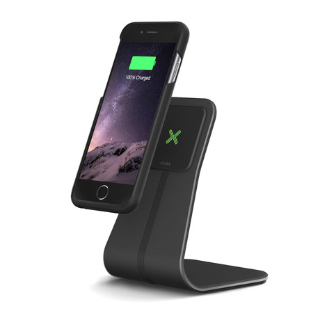 Wireless Office Desk Stand Charging Kit // Black (iPhone 6/6S)